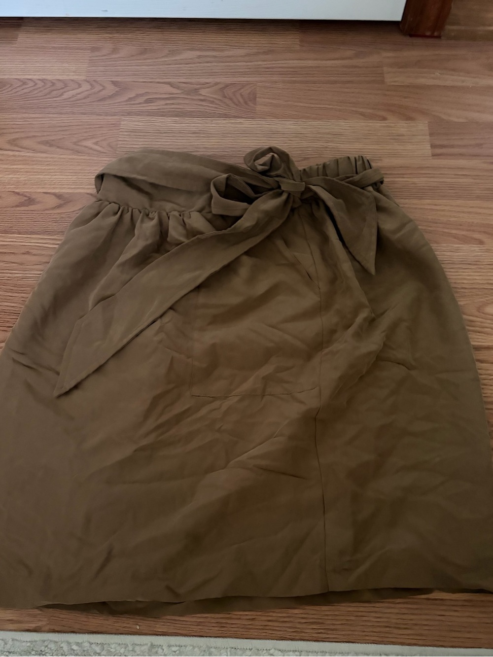a new day skirt with bow belt and pockets